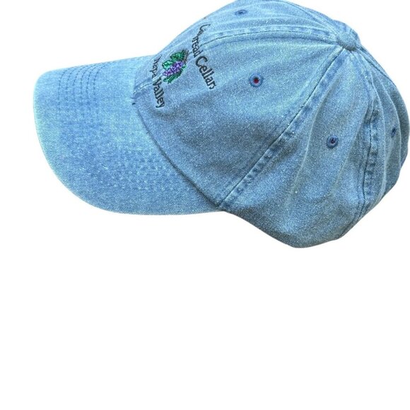 Cakebread Cellars Denim Blue Baseball Cap Port Authority - Picture 2 of 7
